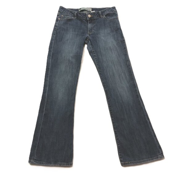 Gap Curvy Low Rise Stretch Jeans Size 4 Ankle Bootcut Medium Wash 5 Pockets - Picture 1 of 15